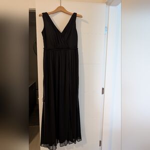 Azazie Elegant Black Maxi Dress